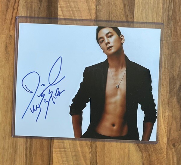 Authentic Daniel Wu signed 8x10 photo autograph verified by UACC Registered Dealer.